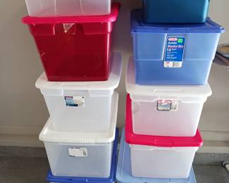 Lots of Storage Totes of Various Sizes!