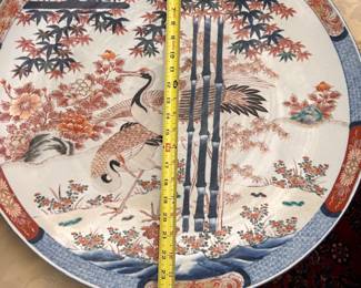 Large Japanese platter with Stand