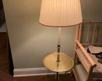 Adorable brass lamp table
