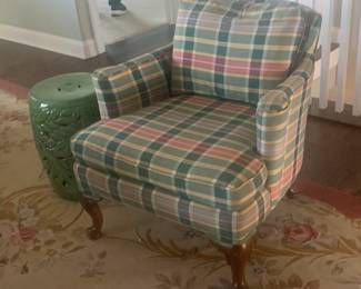 Petite chair….perfect little bedroom chair