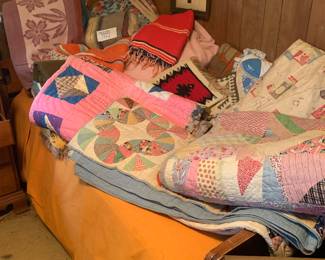 early quilts and blankets