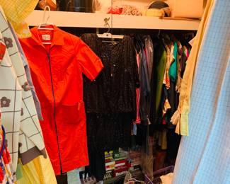 Like the red a Lillian Russel--many name brands in the mother's closet