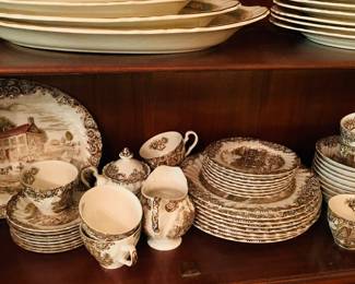 set of Johnson Brothers Heritage Hall ironstone