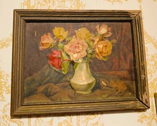 small turn of last century original painting