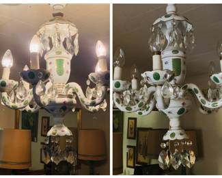 Bohemian Glass chandelier