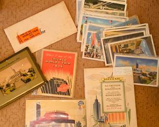 more World's Fair collection --items from New York and Chicago World's Fair