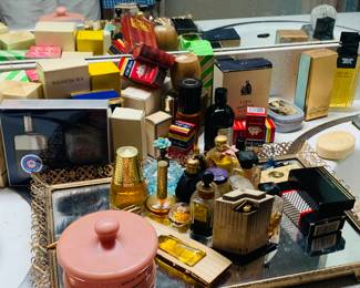 huge collection of vintage perfumes==many still sealed