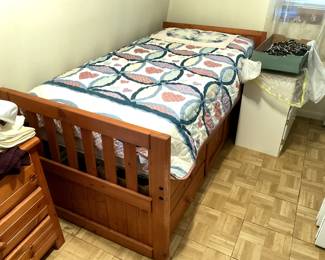 Twin Captain's Bed