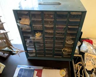 Box with jewelry