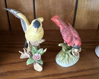 Porcelain birds