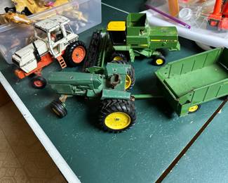 John Deere, and case tractors