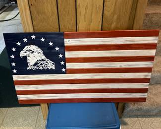 Would American flag with Eagle?