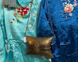 More vintage oriental silk pajamas