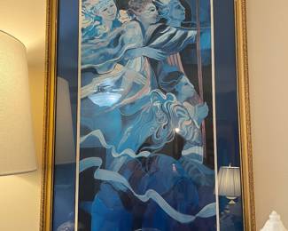 Framed Barbara Gallagher Shakespeare poster