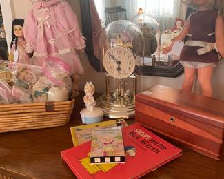 Vintage dolls and vintage assecories