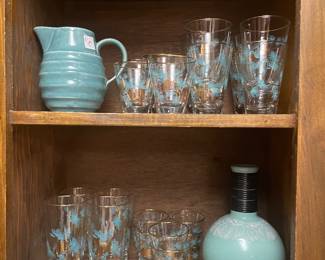 Vintage glassware and Pioneer Woman kitchenware