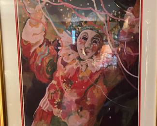 Montgomery artist Barbra Gallagher “ Mardi Gras” print