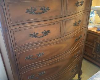 French Provincial chest of drawers