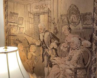 Old Belgium tapestry