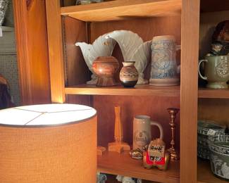 Jim Beam decanters and pottery