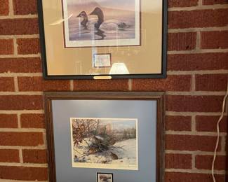 Ducks Unlimited stamp prints
