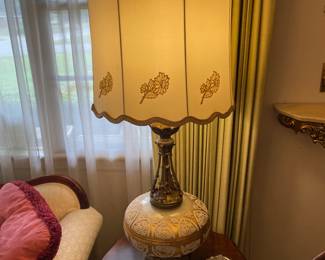 One of a pair 1960’s oversized table lamps