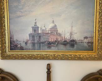 Wonderful oil painting of Venice