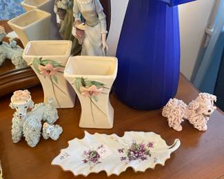McCoy vases and 50’s poodles
