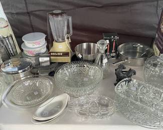 Kitchen ware and glassware