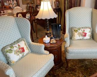 Pair of Thomasville wingbacks