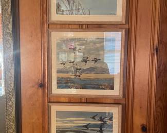 More Richard E Bailey bird prints