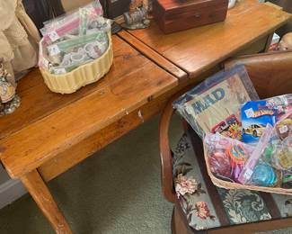 Unusual double child’s school house desk