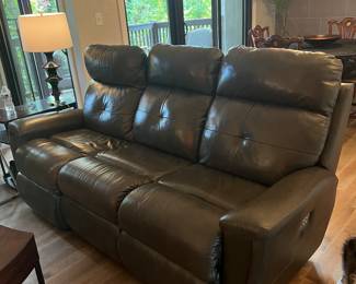 Lazy boy electric, usb port, LEATHER SOFA