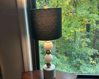 Contemporary Marble/Brass lamp