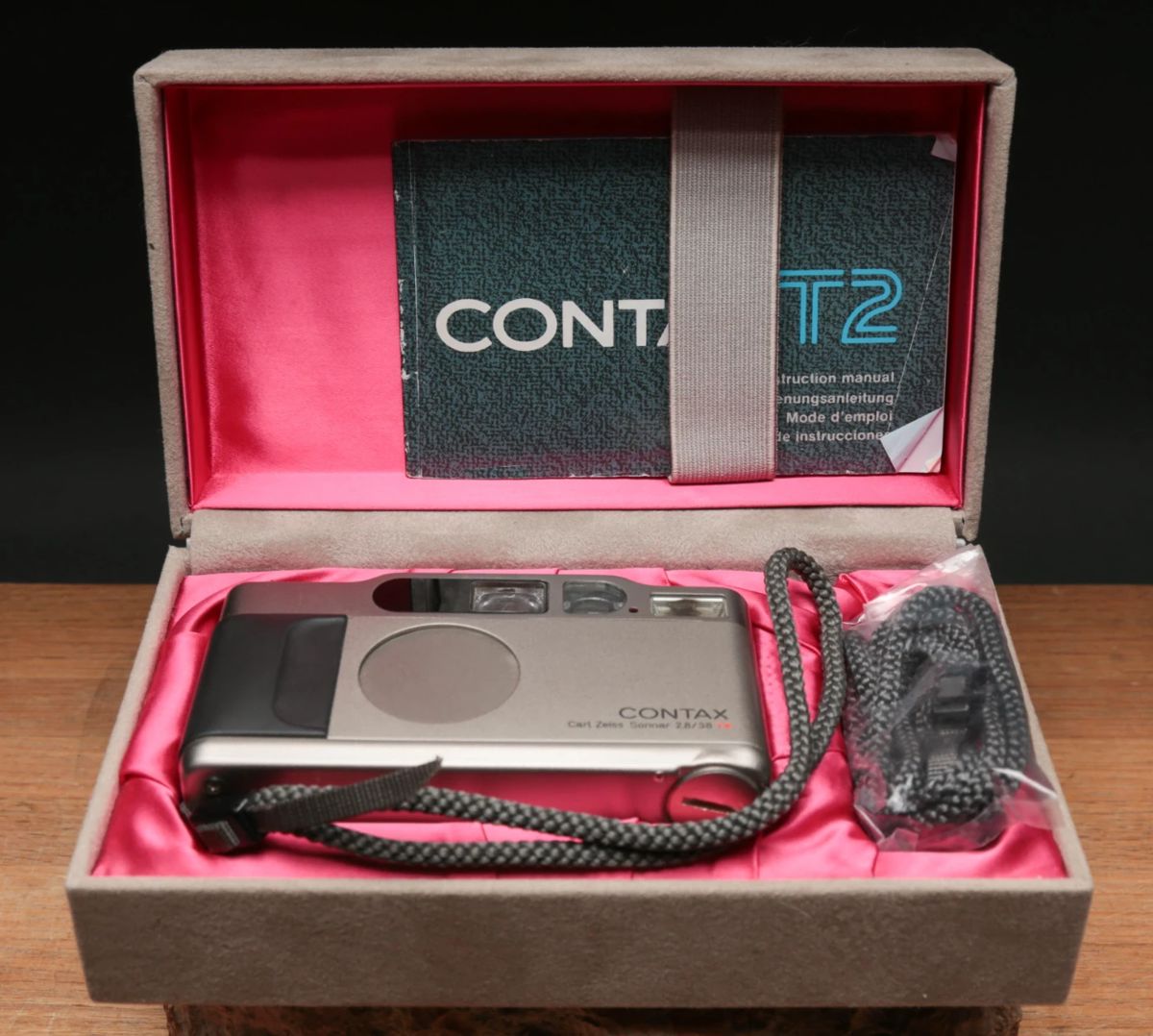 Contax T2 35mm Titan Silver Point & Shoot Camera