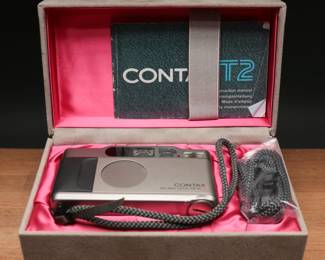 Contax T2 35mm Titan Silver Point & Shoot Camera