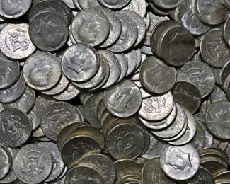 8 Pounds of 1964 Kennedy Half Dollars
