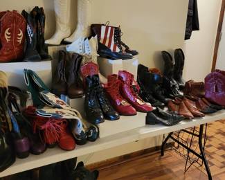 Men's and women's cowboy boots