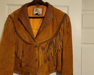 Vintage western suede jacket