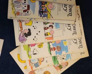 Set of vintage Charlie Brown books