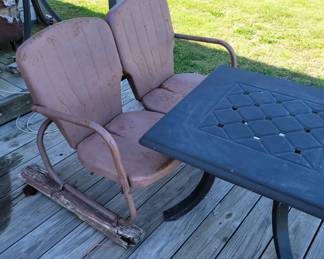 VINTAGE METAL CHAIRS