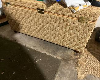 Wicker trunk $200