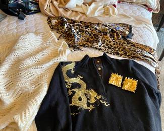 Dragon sweater and Mimi di N belt buckle
