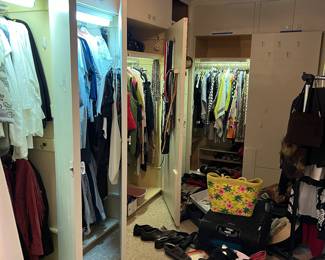 Working through it. Pulling holiday racks. Lots of sparkles!!