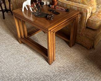 Nice set heavy nesting tables-Drexel
$150