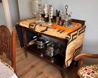 Silver City! Linens, napkin rings, candlesticks—everything you need to set the holiday table.