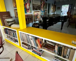 Record albums, books