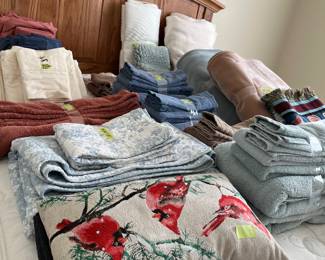 King and Queen Bed linens