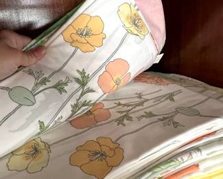 Vintage Sheets and Pillowcases
