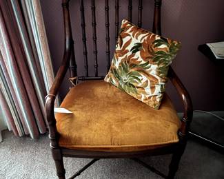 Vintage Bamboo Type Accent Chair